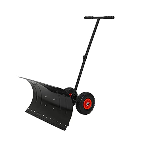 Pelle à neige à roues T-Grip pour libérer rapidement votre allée et votre perron en hiver