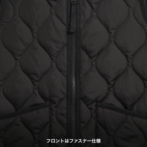 タイオン インナーダウン・オフィシャル ユニセックス ミリタリー Vネックジップ ダウンベスト 001ZML-1 の商品画像 4