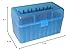 MTM 50 Round Flip-Top Rifle Ammo Box Large Mag (Clear Blue)