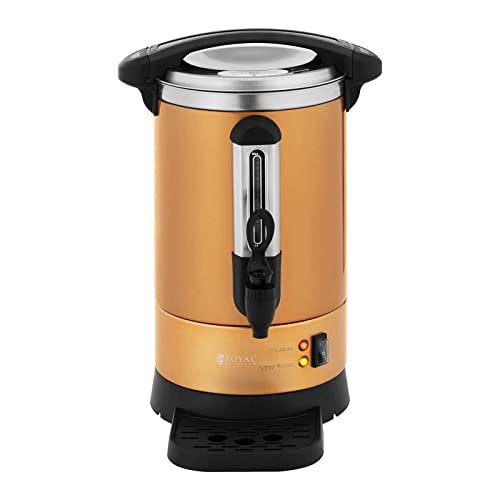 Royal Catering RC-WBDWTC6GO Koffiezetapparaat, 6 liter, goudkleurig, roestvrij staal, koffiezetapparaat, volautomatische… - Afbeelding 5
