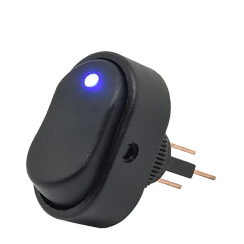 Interrupteur à bascule ASW-20D 12V 30A LED jaune pour auto et bateau 10pcs