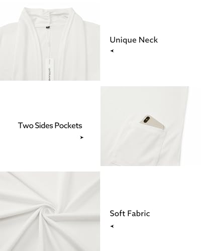 Image of ULTRANICE Cardigan Sweaters Womens Fashion 2025 Spring Lightweight Long Sleeve Casual Tops Clothes Outfits with Pockets