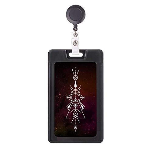 Porte-badge rétractable totem de l'univers enrouleur premium haute résistance