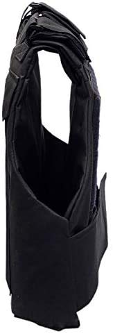 N/W Gilet Tactique Paintball – Protection Réglable Léger 0,8 Kg – Tissu Oxford 600D Respirant – Idéal Airsoft, Militaire, Cosplay – Noir