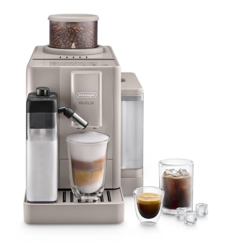 Image of De'Longhi Rivelia Start - Automatic Coffee Machine 10 Drinks Beige