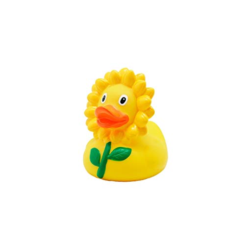 Preisvergleich Produktbild Unbekannt Badeente, Quietscheente, Ente, Sonnenblumen Ente