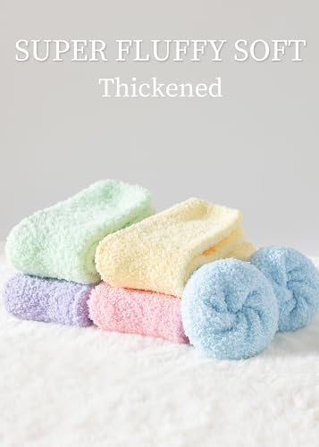 Warm & Cozy Gifts for Women, Fluffy Fuzzy Sock, Plush Sleeping Slipper Socks - Soft Warm Fabric