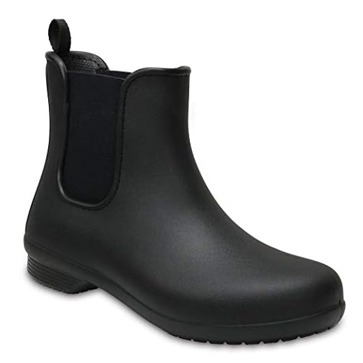 crocs Freesail Chelsea Boot W gummistövlar, svart, 38/39 EU