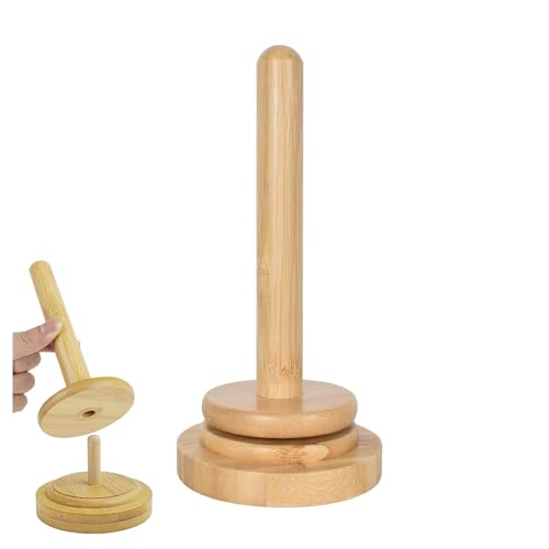 Yuannee Yarn Holder for Crochet Wool Unwinder Wooden Yarn Ball Holder Stand Yarn Holder Dispenser Wool Ball Holder Wood Handmade Yarn Ball Holder for Knitting for Knitting Lovers Supplies