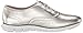 Cole Haan Women's Zerogrand Wing OX Closed Hole Oxford Flat, SOFT GOLD METALLIC LEATHER/OPTIC WHITE, 9 M US