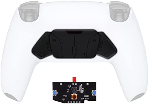 Turn Rise to RISE4 Kit – Redesigned Solid Black K1 K2 K3 K4 Back Buttons Housing & Remap PCB Board for PS5 Controller eXtremeRate Rise & RISE4 Remap kit - Controller & Other Accessories NOT Included