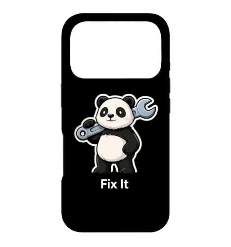 Fix It Panda ���J�j�b�N�O���t�B�b�N �X�}�z�P�[�X iPhone 17 Pro �p