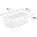 ONE Sterilite 6-Quart Storage Bin Shoe Box - Clear and White