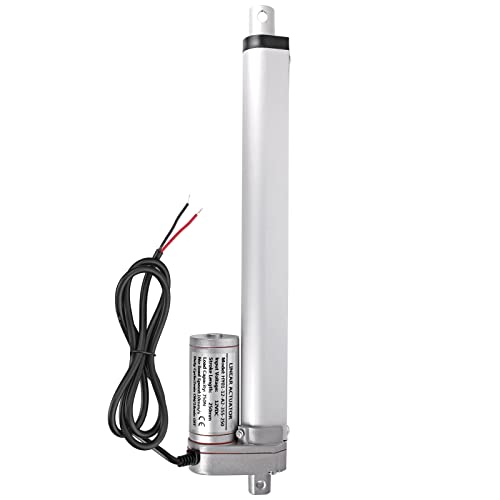 AUTTGINN 750N 250mm Actuador Lineal Motor DC 12V Motor Resistente Para Auto RV Abridor de Puerta Eléctrico Maquinaria Agrícola Industrial Ventana Embarcaciones