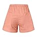Blczomt Cruise wear for Women Shorts for Women Summer Beach Vacation Cute Comfy Drawstring Linen Pants Lounge Wear Casual Loose Cruise Outfits 2026 Pink L