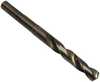 2 Pcs, 9/16" Reduced Shank Cobalt Gold Drill Bit, 1/2" Shank, Dwdco9/16, Flute Length: 3"; Overall Length: 6"