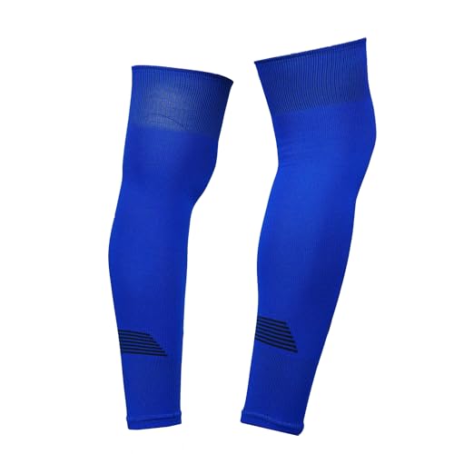 Image of CAPTAIN Nylon Streatchable UV Ray Protection Unisex Leg Sleeves Over The Knee Sports Sleeves