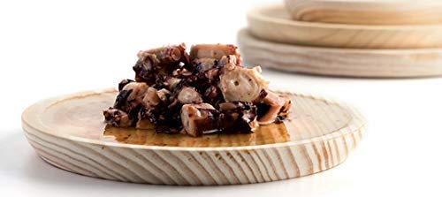 Platos para Pulpo de Madera - Set de 6 - Ø 26 cmPino de primera calidad Ideal para comer pulpo a la gallega, pulpo.