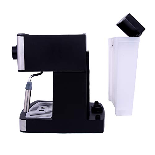 Mesko MS4403 Kaffeemaschine Espresso, Siebträgermaschine 15 Bar, Espressomaschine Klein für Kaffee Cappuccino und Latte, Milchaufschäumer, Tassenwärmer, Edelstahl-Ausführung, 1,6L Wassertank, 850 W – Bild 5