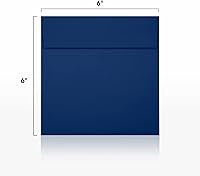 Vista 306 de LUXPaper Sobres de invitación cuadrados Despegar y prensar 8 x 8 pulgadas Natural Texto de 70 libras 50