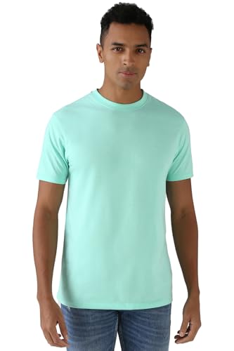 Image of Peter England Men's Cotton Regular Fit Crew Round Neck Tshirt