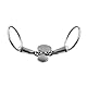 Equine Smile ES0075 Gebiss Zungenstreckertrense Zungenstreckergebiss Wassertrense mit Zungenlöffel aus Edelstahl Gebissstärke 19 mm (13.5 cm)