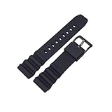 WTNZBAEM Cinturino for orologio subacqueo in silicone da 20 mm e 22 mm, da uomo, sportivo, impermeabile, da polso, compatibile con Seiko SKX007 SRP777J1(Black B,22mm)
