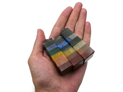 Image of Chakra Crystal Tower Obelisk Point For Chakra, Healing And Balancing