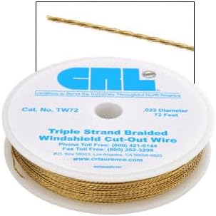 CRL Triple Strand Braided Windshield Cut-Out Wire