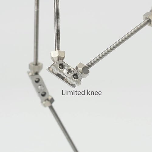 Armature stop motion kit figurine de marionnette en métal à assembler