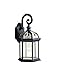Kichler 9735BK Barrie Outdoor Wall 1-Light, Black
