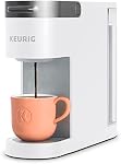 Cafetière à dosette K-Cup Keurig K-Slim à portion unique, avec commandes simples par bouton-poussoir et technologie MultiStream, Blanc