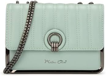 Milan Chiva Crossbody Bag for Women Quilted Flap Shoulder Purse w...