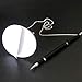 Classic Metal Ballpoint Pen with Secure Chain Attached Base Stand Desk Office Counter Signature Pens Stationery Gift