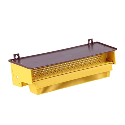 CAXUSD Ausrüstung Bienen Zubehör Imker Werkzeug Bienenfütterer Plastik Imkereigerät Futtertrog