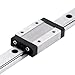 100mm MGN12 Linear Rail Guide with MGN12H Stainless Steel Black Carriage Block for DIY 3D Printer and Machines(Type H,100 mm)