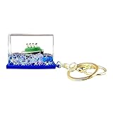 Genérico Keychain flotante - Posabas de para adultos niños | Lindo de líquido acrílico con una divertida característica de diseño interactivo de estrés para mochilas, bolsos, bolsas esco