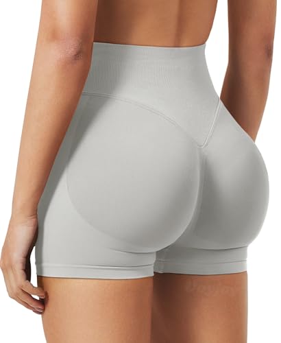 Image of VOYJOY Women Workout Impact Shorts 2.5 inch / 3.6 inch / 4.5 inch / 6 inch Scrunch Butt Booty | Tummy Control, High Waisted, Bike Short, Gentle Compression, for Women