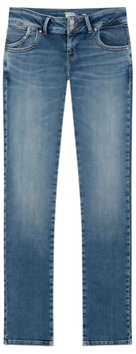 LTB Jeans Molly 200 dżinsy damskie w kolorze niebieskim Low Rise wyprodukowane z mieszanki bawełny, rozmiar 27, 32, niebieski, 27W / 32L