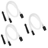 JEWEDECO 3pcs Tube Replacement Flexible Mouthpiece Tube for Soprano Lightweight Material Easy to Install for Beginners and Students Compatible Key Models