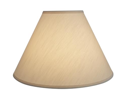 Aspen Creative 32771A Transitional Hardback Empire Shaped Spider Construction Lamp Shade in Eggshell, 18" wide (7" x 18" x 12 1/2") by Aspen Creative - Image 2