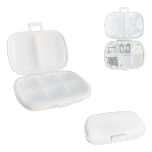 GLUN® Portable Empty Medicine First Aid Plastic Pouch Small Size, Mini Travel Medicine Pouch Waterproof Seal Handy Pills Pocket for Travels White Colour (B0DB8KV3MF) Amazon Price History, Amazon Price Tracker