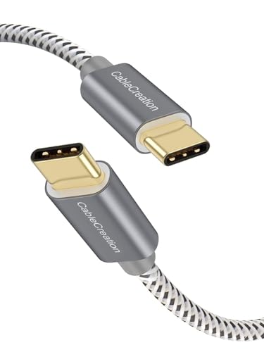 Image of CableCreation 100W USB C to USB C 3.1 Gen 2 Cable 10Gbps, 1FT, 4K Video