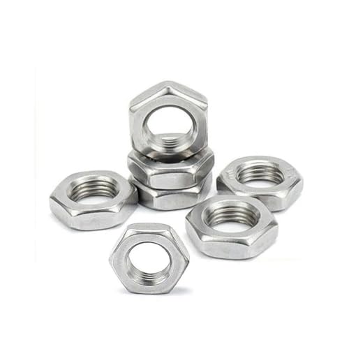 Écrou plat M16 en inox 304 pour empêcher le desserrage des filetages
