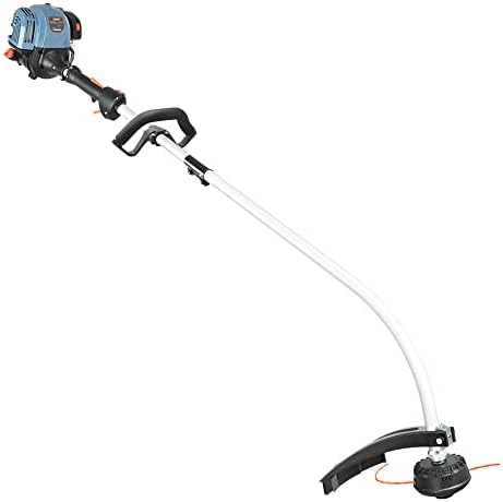 SENIX 26.5 cc Full Crank String Trimmer with Curved Shaft and Bump Feed, Blue, 17 Inch, GTC4QL-L