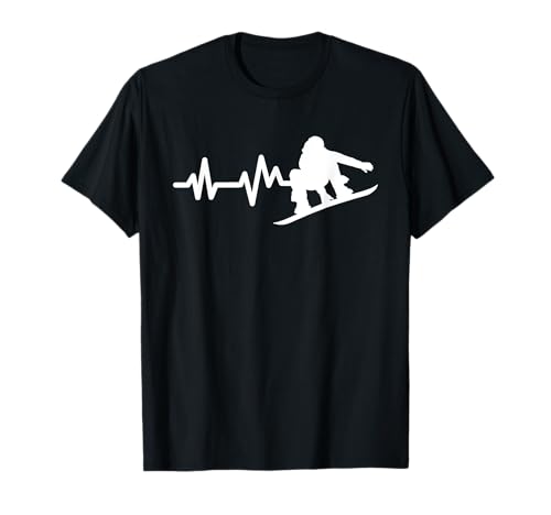 Snowboard Heartbeat Snowboard Camiseta