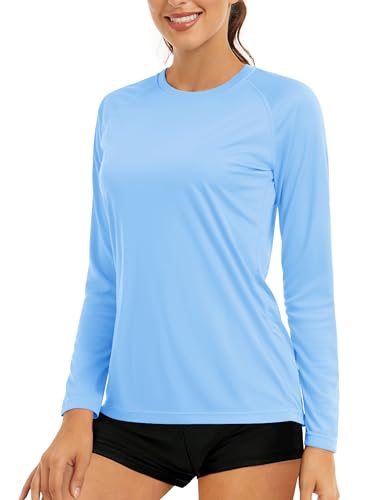 Cavva Long Sleeve Shirts for Women UV Protection SPF Rash Guard Lightweight Quick Dry Tennis Sports...