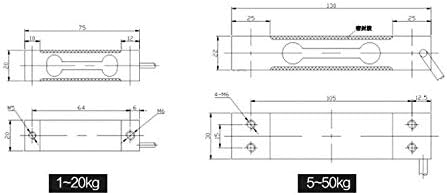 0-100kg Parallel Beam Sensor Weighing Pressure Gravity high Precision Electronic Scale Accessories Vibration Weighbridge