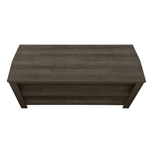 Monarch Specialties I 2514 Tv Stand, 42 Inch, Console, Media Entertainment Center, Storage Shelves, Living Room, Bedroom, Laminate, Brown, Contemporary, Modern #TOP5