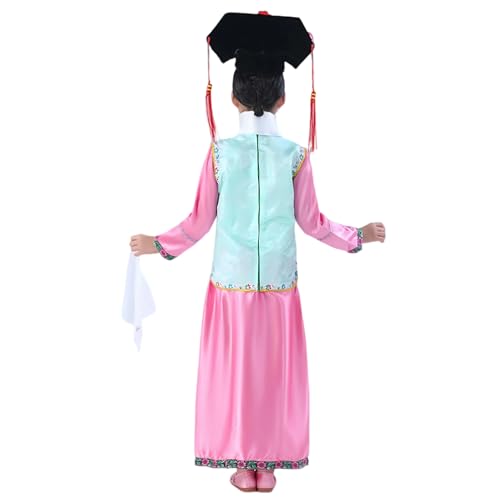 Vestido Hanfu tradicional chino para niñas cosplay miniatura 4